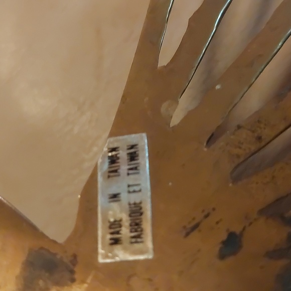 SET of 2 Vintage brass fans for wall - Picture 7 of 7